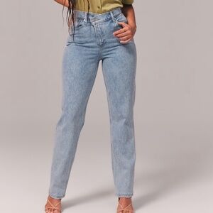 Women's Light Blue Jeans Abercrombie
